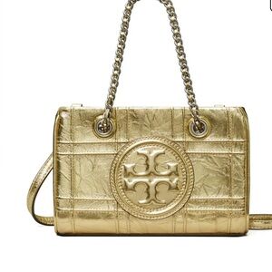 Tory Burch brand new mini Fleming soft chain tote see all photos